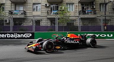 Formula 1'de Bakü'de kazanan Sergio Perez! Bir ilki başardı...