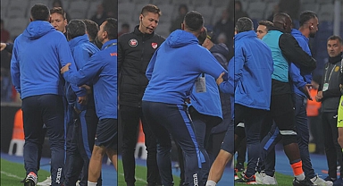 Başakşehir-Ankaragücü maçında Selçuk Şahin çılgına döndü! Kırmızı kart gördü, Belözoğlu cezalıydı