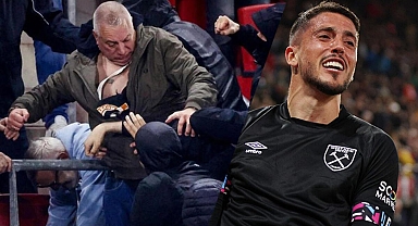 Maç bitti, yumruklar havada uçuştu!