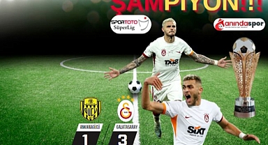 Süper Lig'de sezonun şampiyonu Galatasaray! 23. kupa Okan Buruk ile geldi…