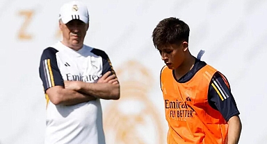 Arda Güler ilk antrenmandan Carlo Ancelotti'nin gözüne girdi