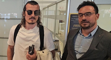 Milli savunmacı Çağlar Söyüncü imza için Madrid'de