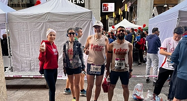 Eker I Run Birincileri, Milano Maratonu'nda Türkiye'yi Temsil Etti