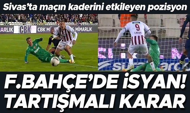 Sivasspor-Fenerbahçe Maçında Penaltı Polemiği: VAR Müdahalesi Tartışılıyor